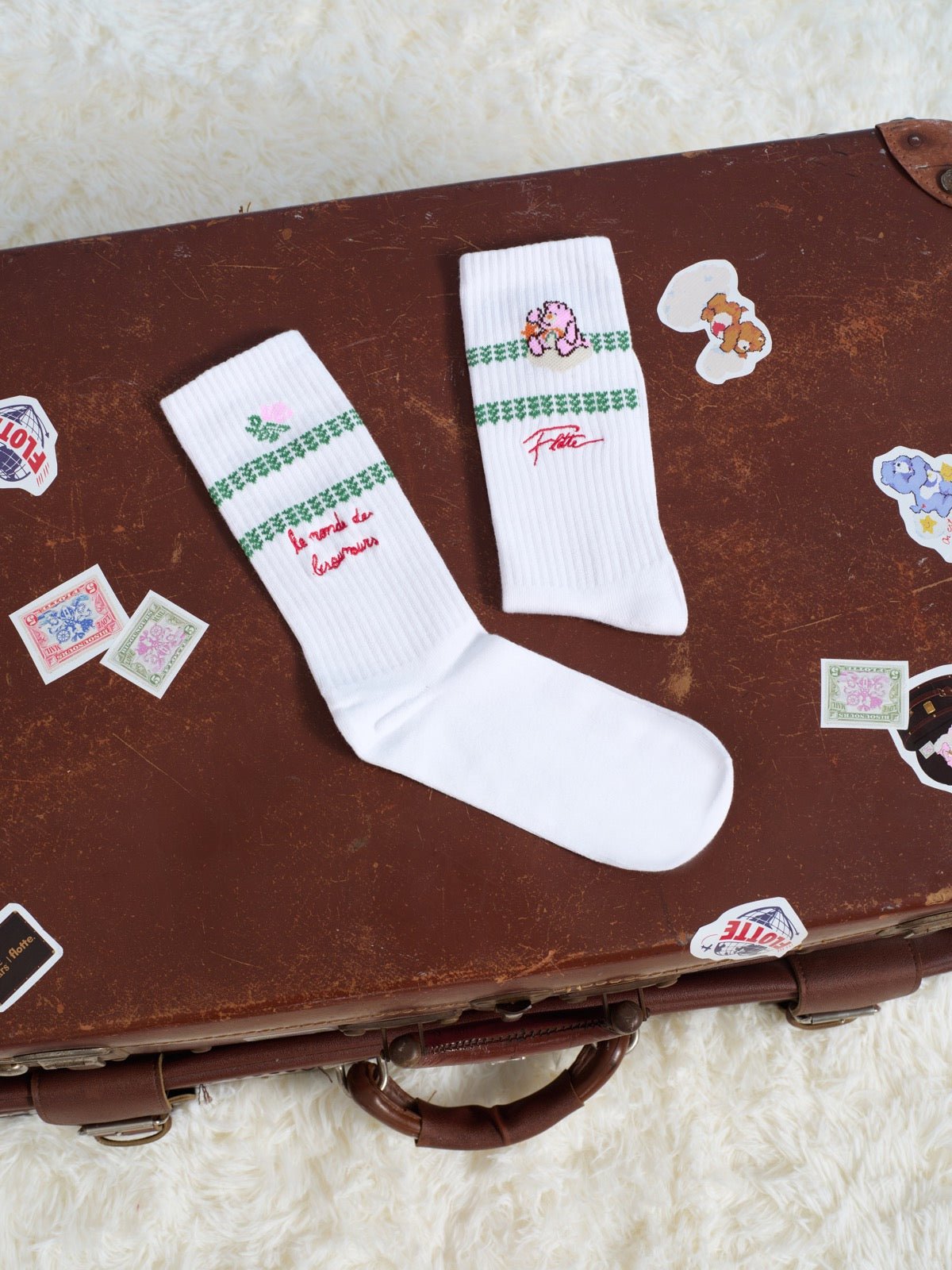 flotte-chaussettes-bisounours-hautes-coton-mixte image 7