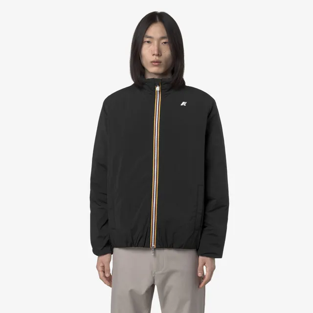 k-way-valentine-plain-warm-veste-courte-homme-black-pure image 1