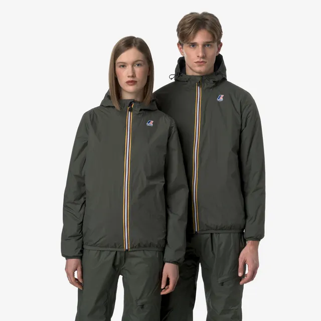 k-way-le-vrai-4-0-claude-warm-veste-milieu-unisexe-green-blackish image 1