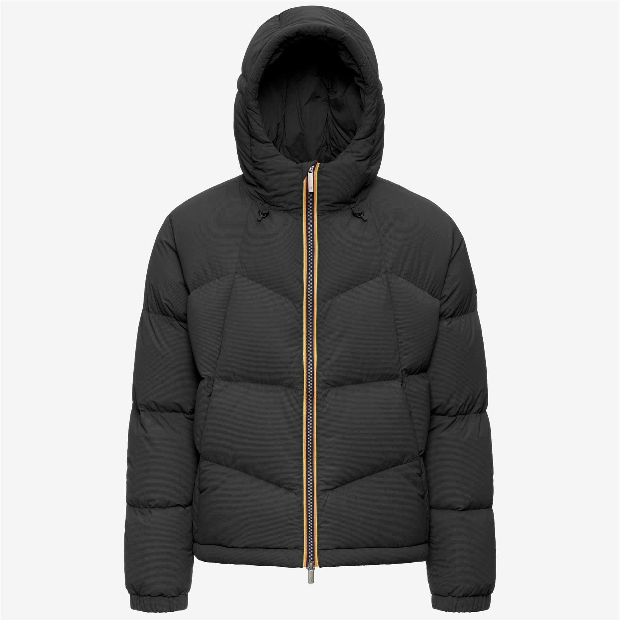 k-way-quill-fancy-nylon-doudoune-courte-homme-black-greyish image 5
