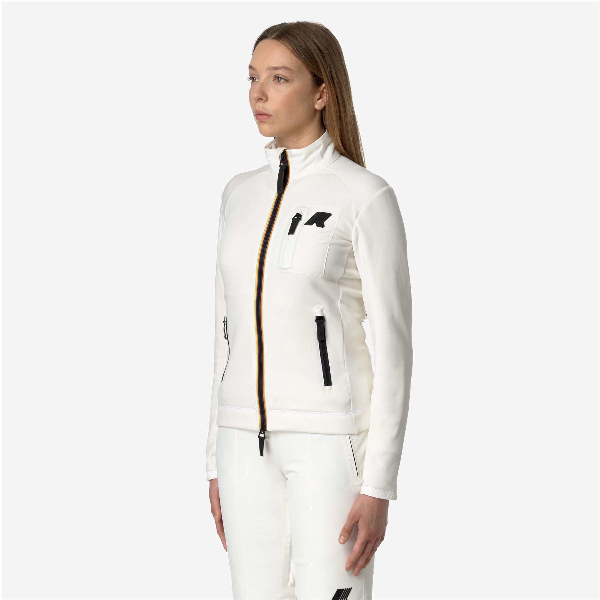 k-way-marnaz-veste-polaire-femme-white-gardenia image 2