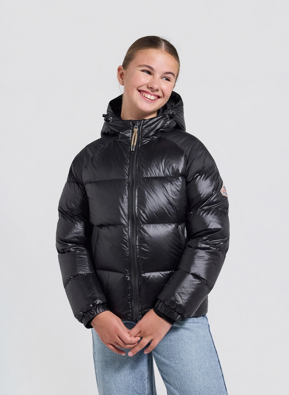 pyrenex-sten-doudoune-capuche-enfant-unisexe-noire image 2