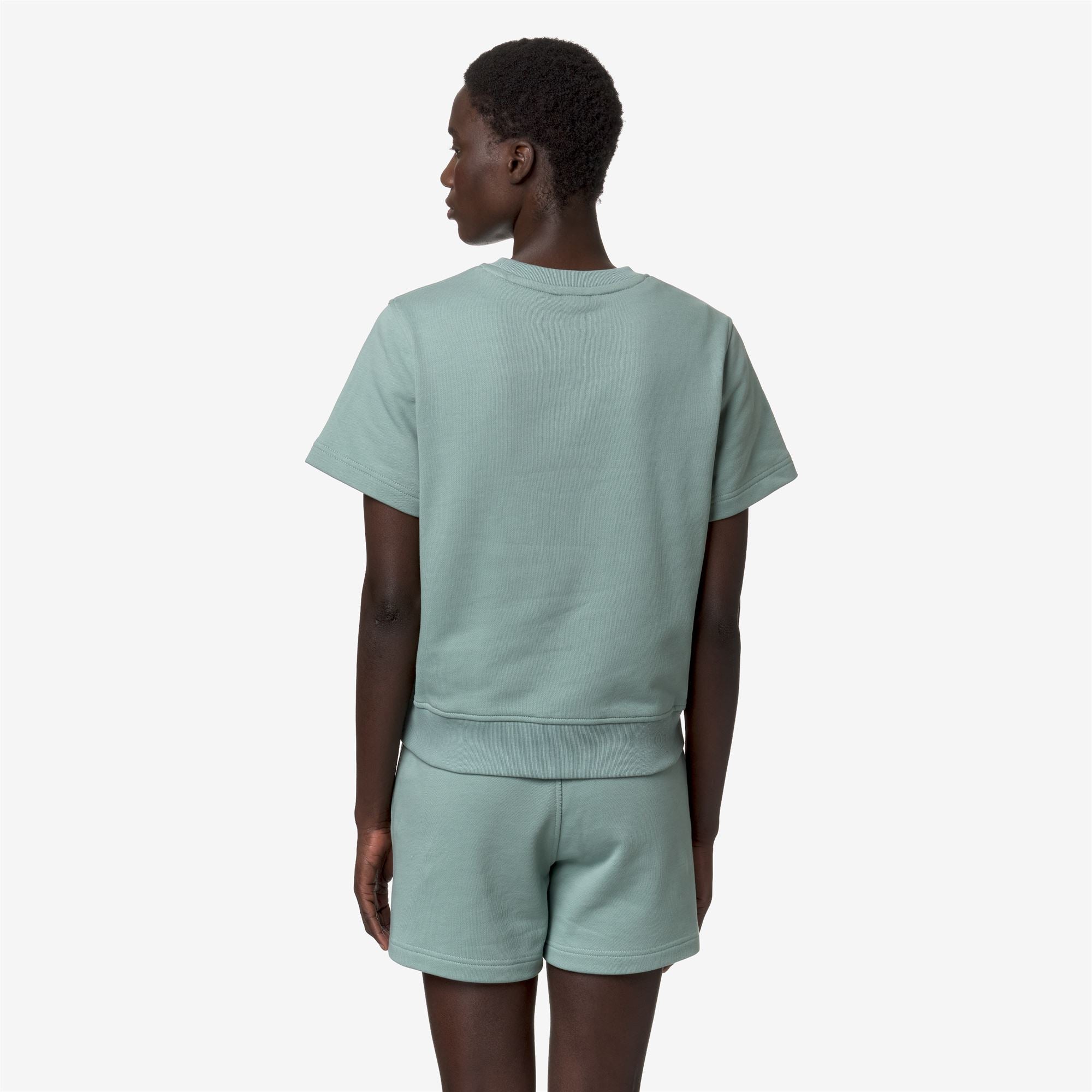 k-way-emelette-t-shirt-femme-green-mold image 3