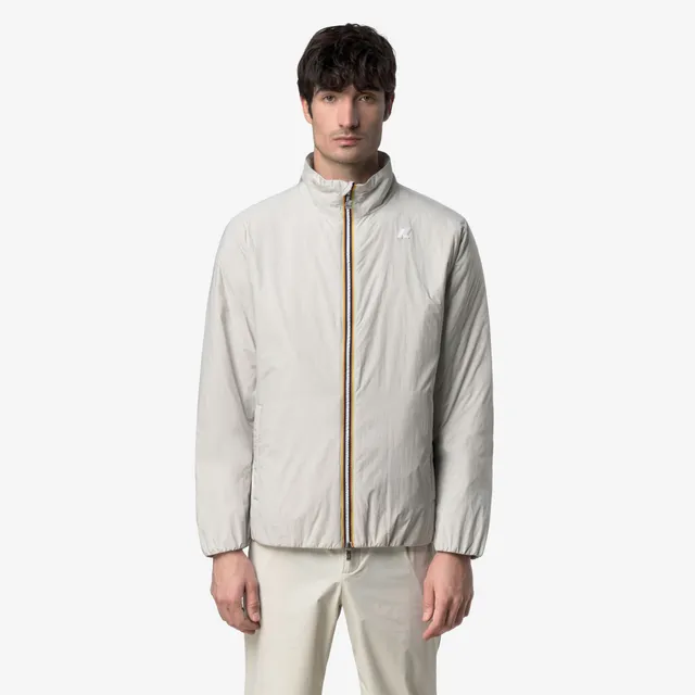 k-way-valentine-plain-warm-veste-court-homme-beige-lt image 1
