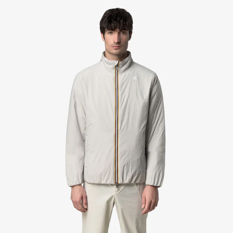 k-way-valentine-plain-warm-veste-court-homme-beige-lt image 1