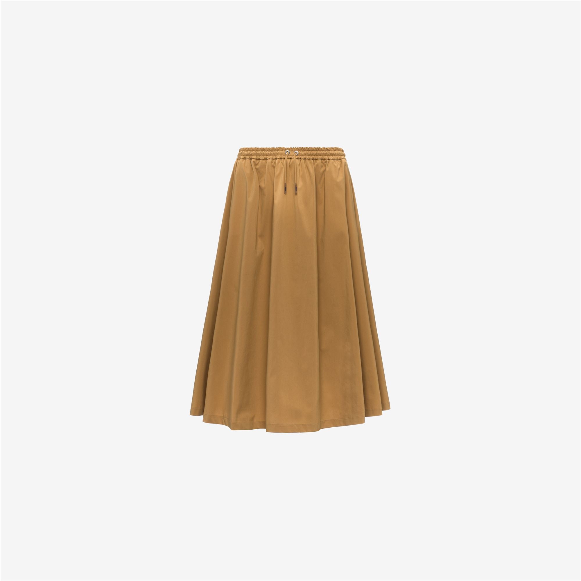 k-way-mosella-light-poplin-tech-jupe-longue-femme-brown-bistre image 5