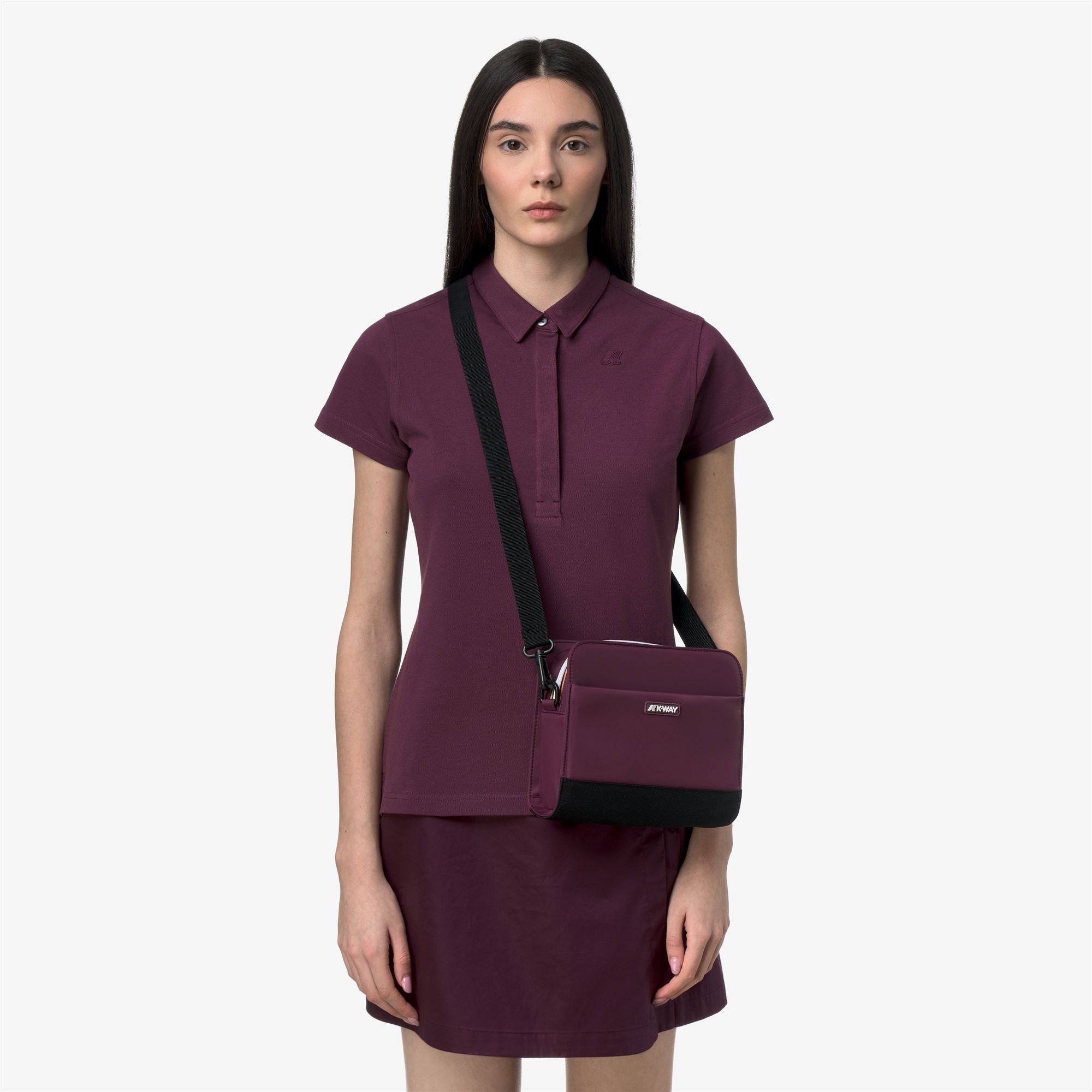 k-way-marybell-sacoche-pochette-femme-violet-mauve-wine image 3