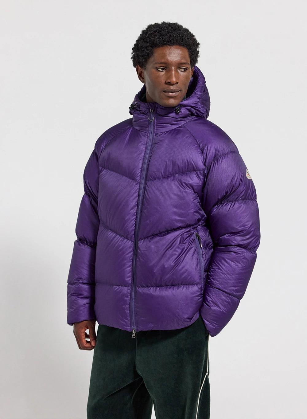 pyrenex-helium-doudoune-homme-capuche-violette image 1