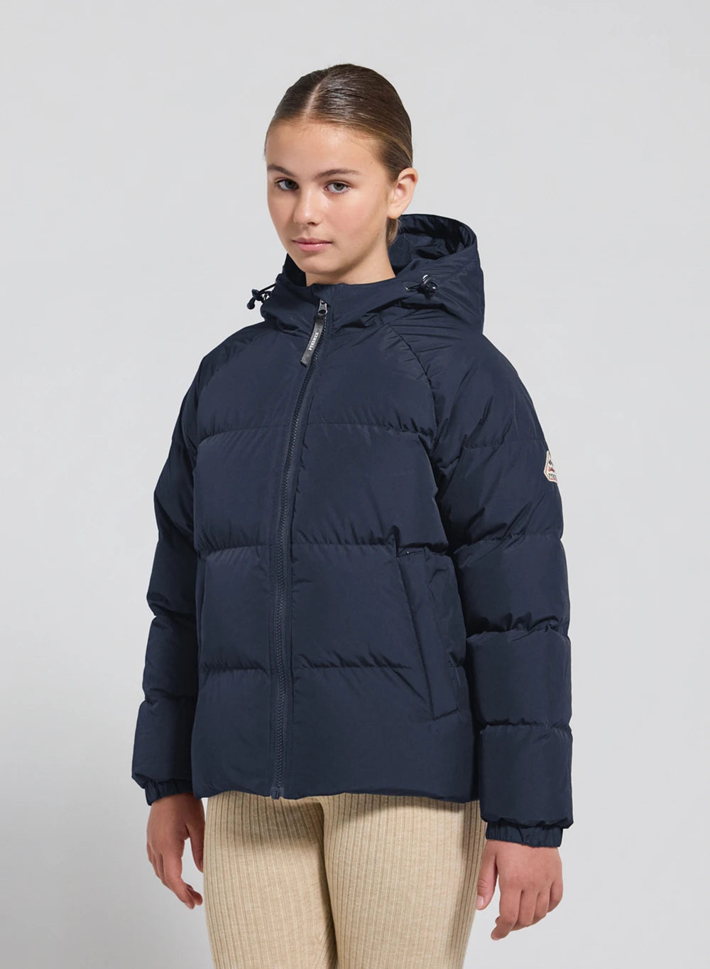 pyrenex-sten-smooth-doudoune-enfant-unisexe-capuche-bleu-fonc image 2