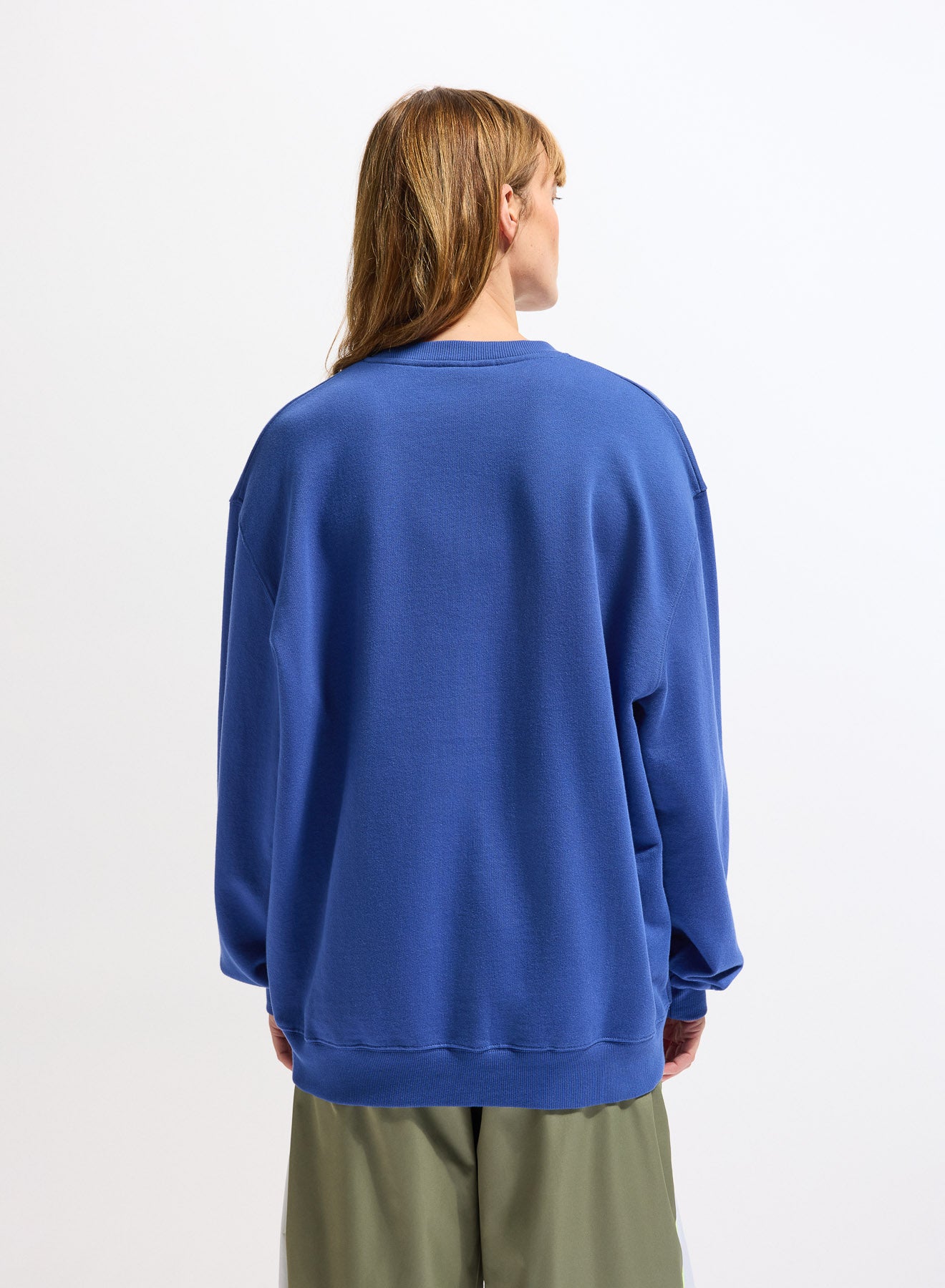 pyrenex-phase-sweat-col-rond-unisexe-coton-bio-bleu-lectrique image 6