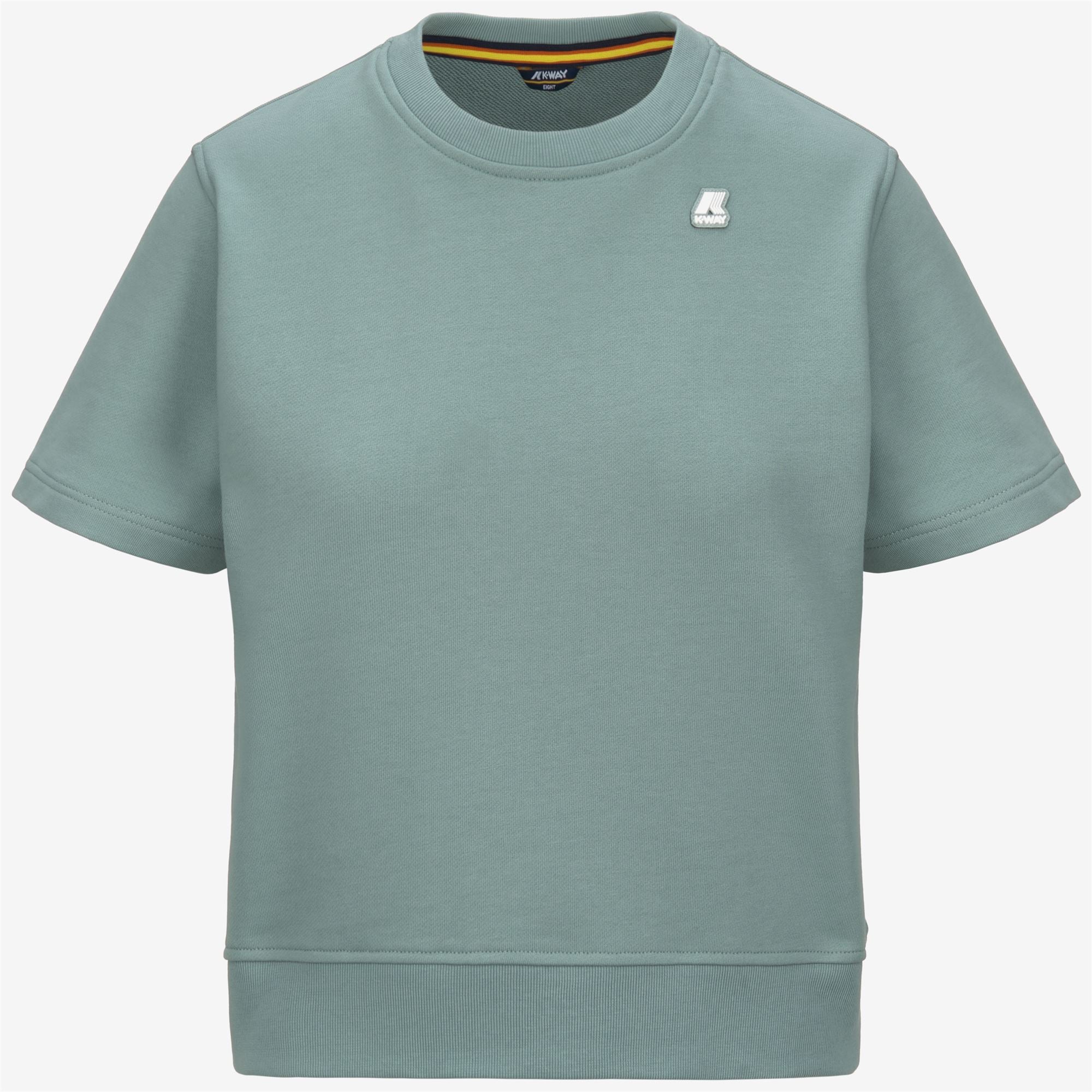 k-way-emelette-t-shirt-femme-green-mold image 5
