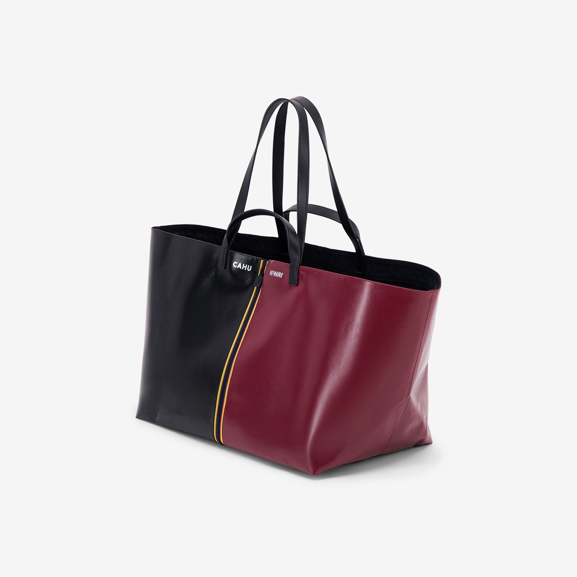 k-way-pratique-large-sac-fourre-tout-unisexe-black-red-dk-amaranto image 3