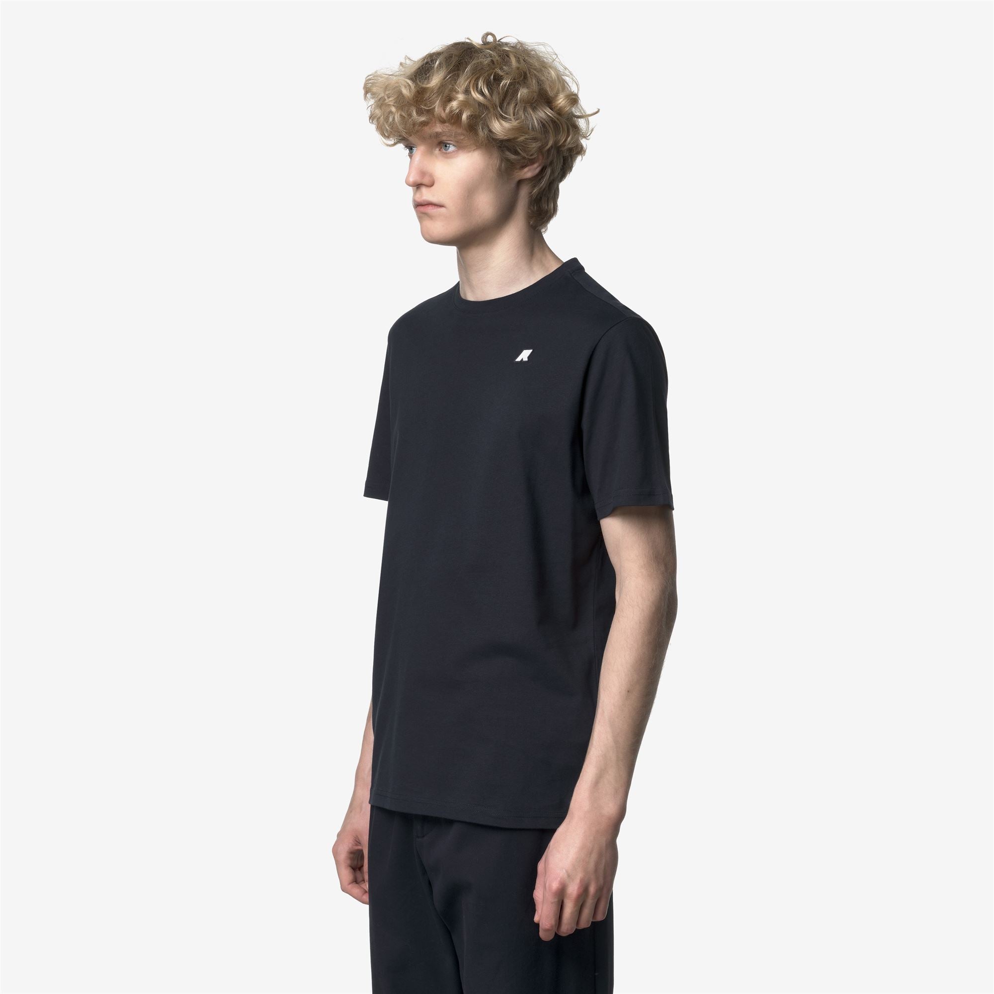 k-way-odom-jersey-peach-t-shirt-homme-blue-depth image 2
