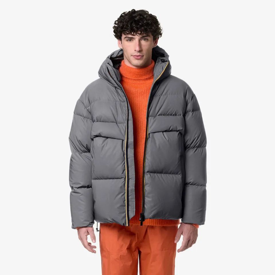 k-way-claudeny-reflective-thermo-heavy-veste-courte-unisexe-black-pirate-reflect image 1
