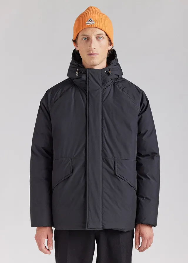 pyrenex-covert-parka-courte-homme-duvet-black image 1