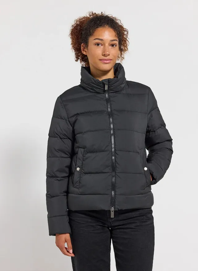 pyrenex-spoutnic-doudoune-femme-capuche-amovible-noire image 1