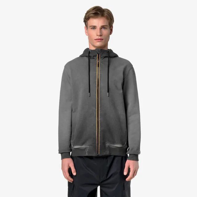 k-way-rainer-lf-sweat-capuche-homme-black-pure image 1