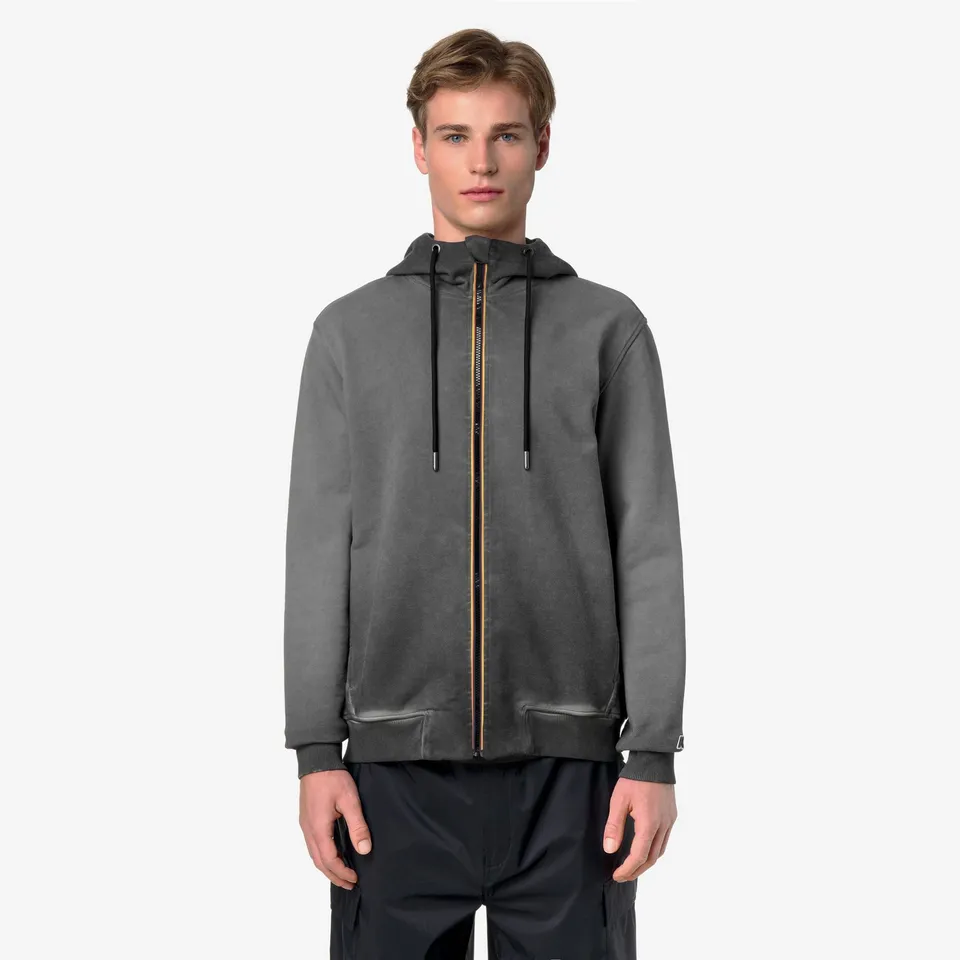 k-way-rainer-lf-sweat-capuche-homme-black-pure image 1