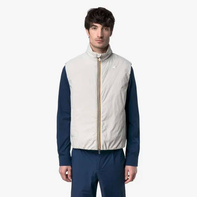 k-way-valen-plain-warm-gilet-homme-beige-lt image 1
