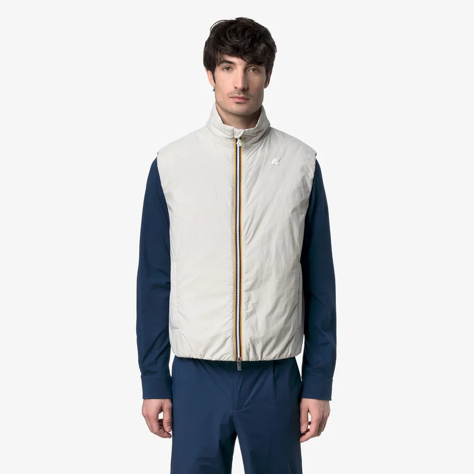 k-way-valen-plain-warm-gilet-homme-beige-lt image 1