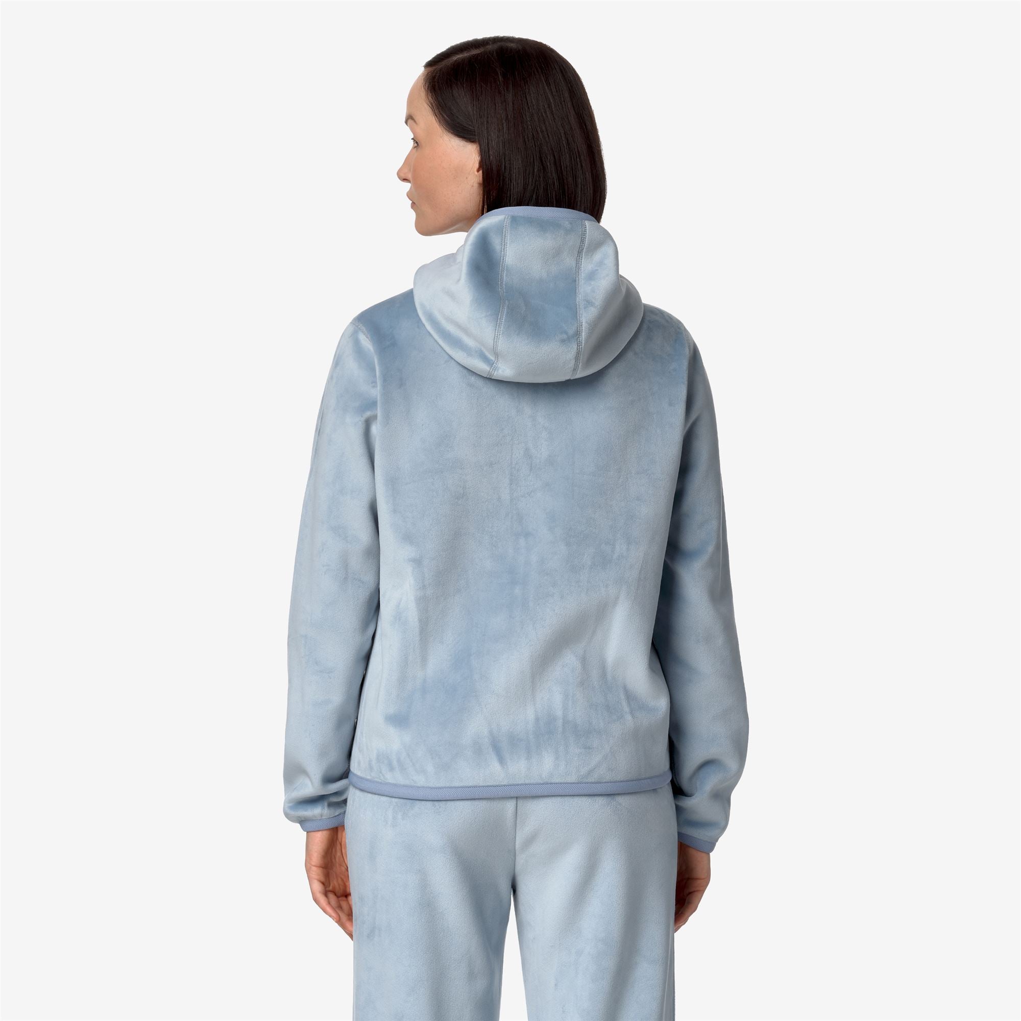 k-way-lily-velour-polar-double-veste-r-versible-femme-blue image 3