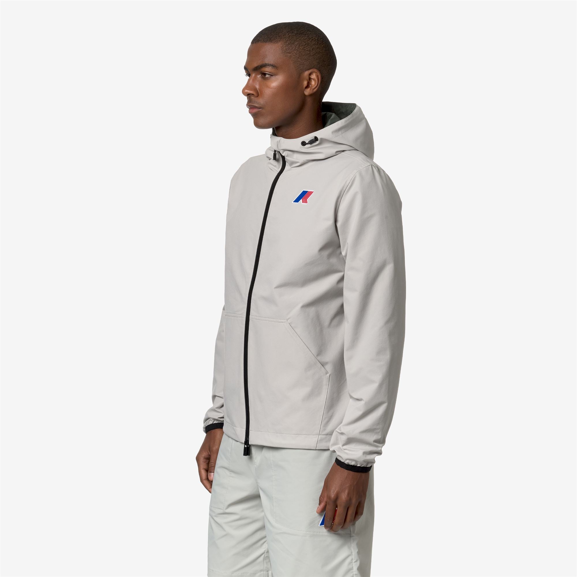 k-way-anthony-lf-veste-unisexe-beige-l-green-b image 2