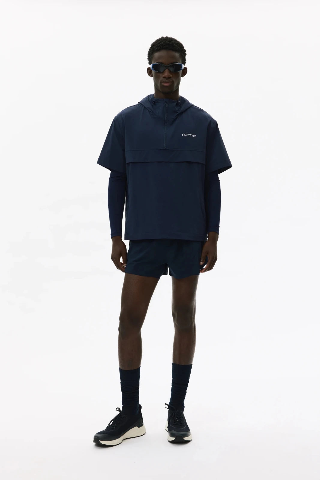 flotte-orl-ans-hoodie-anti-uv-homme-bleu-ciel-manches-courtes image 1