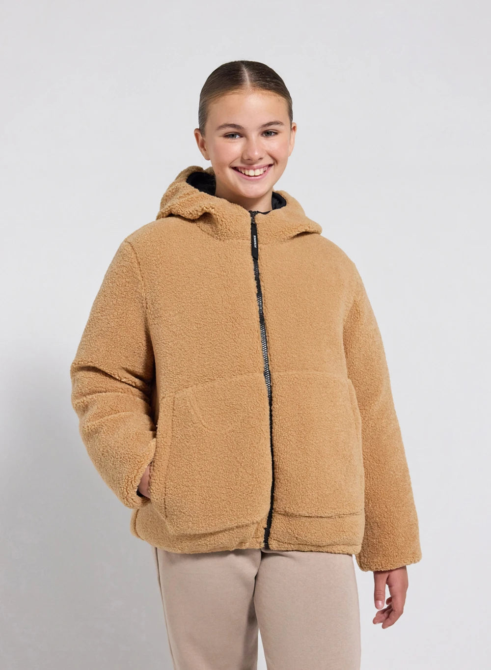 pyrenex-keylinn-noire-r-versible-enfant-doudoune-sherpa image 4
