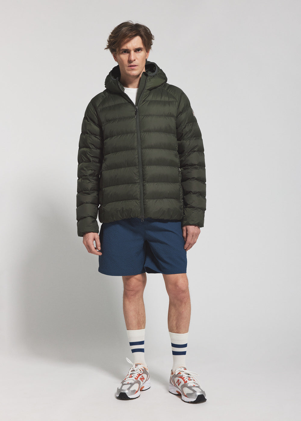 pyrenex-arial-doudoune-fine-capuche-homme-kaki-fonc image 4