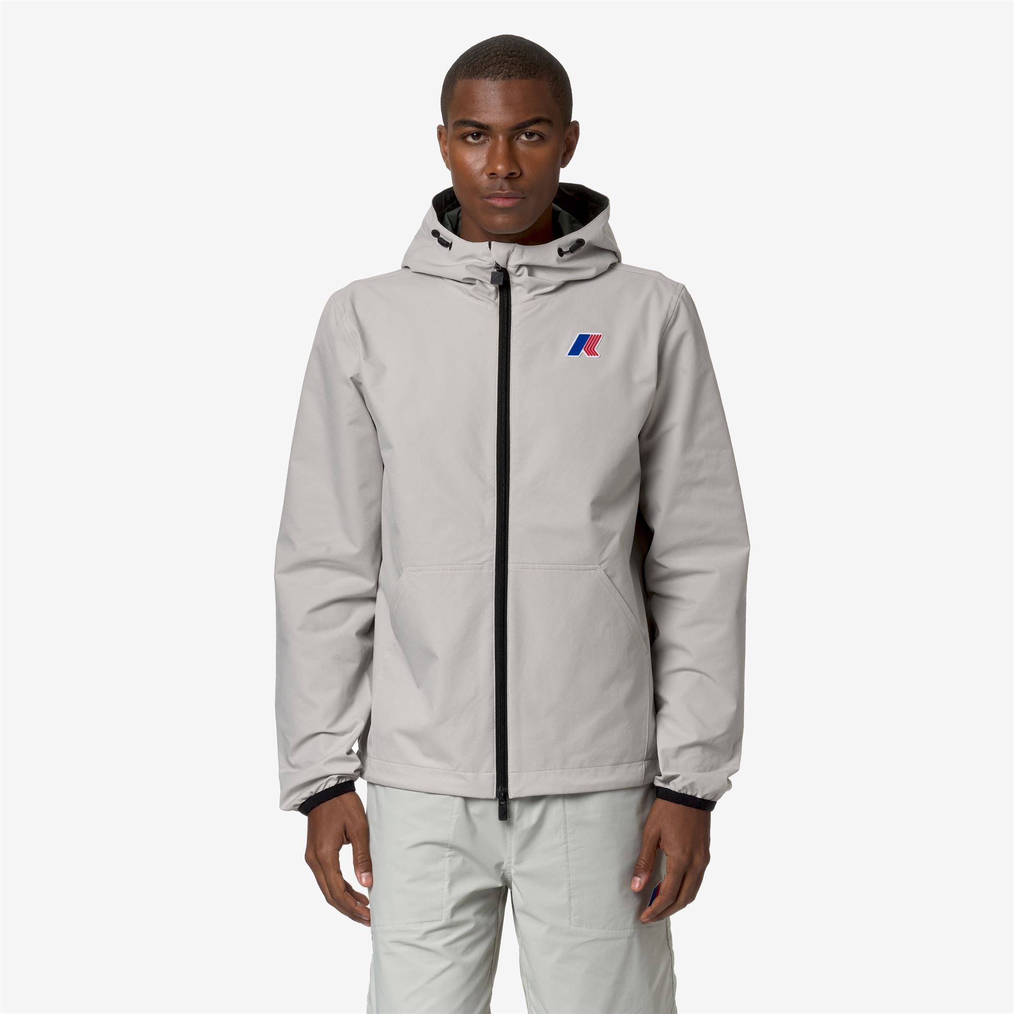 k-way-anthony-lf-veste-unisexe-beige-l-green-b image 1