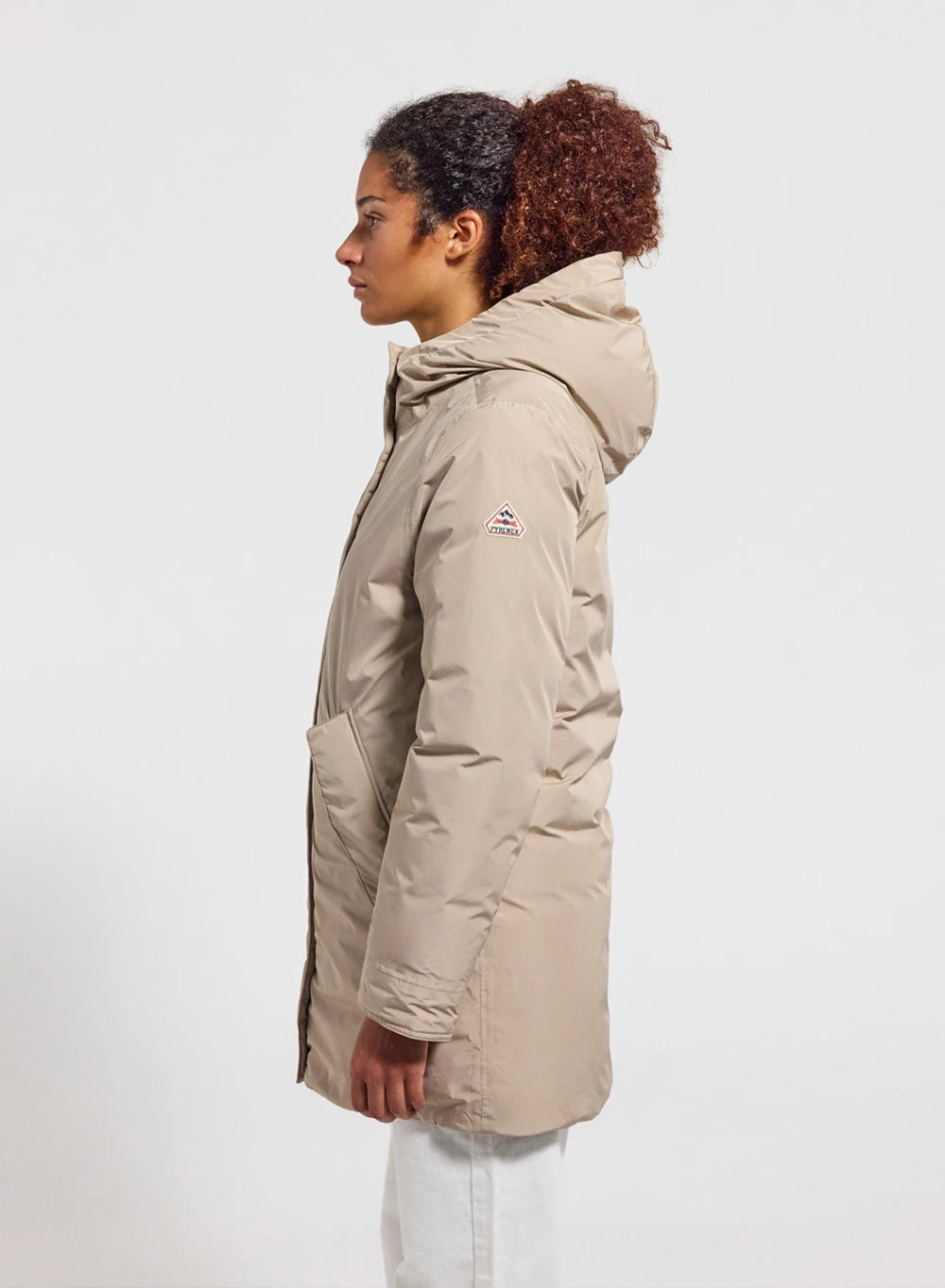 pyrenex-easy-parka-imperm-able-femme-beige-duvet-naturel image 3