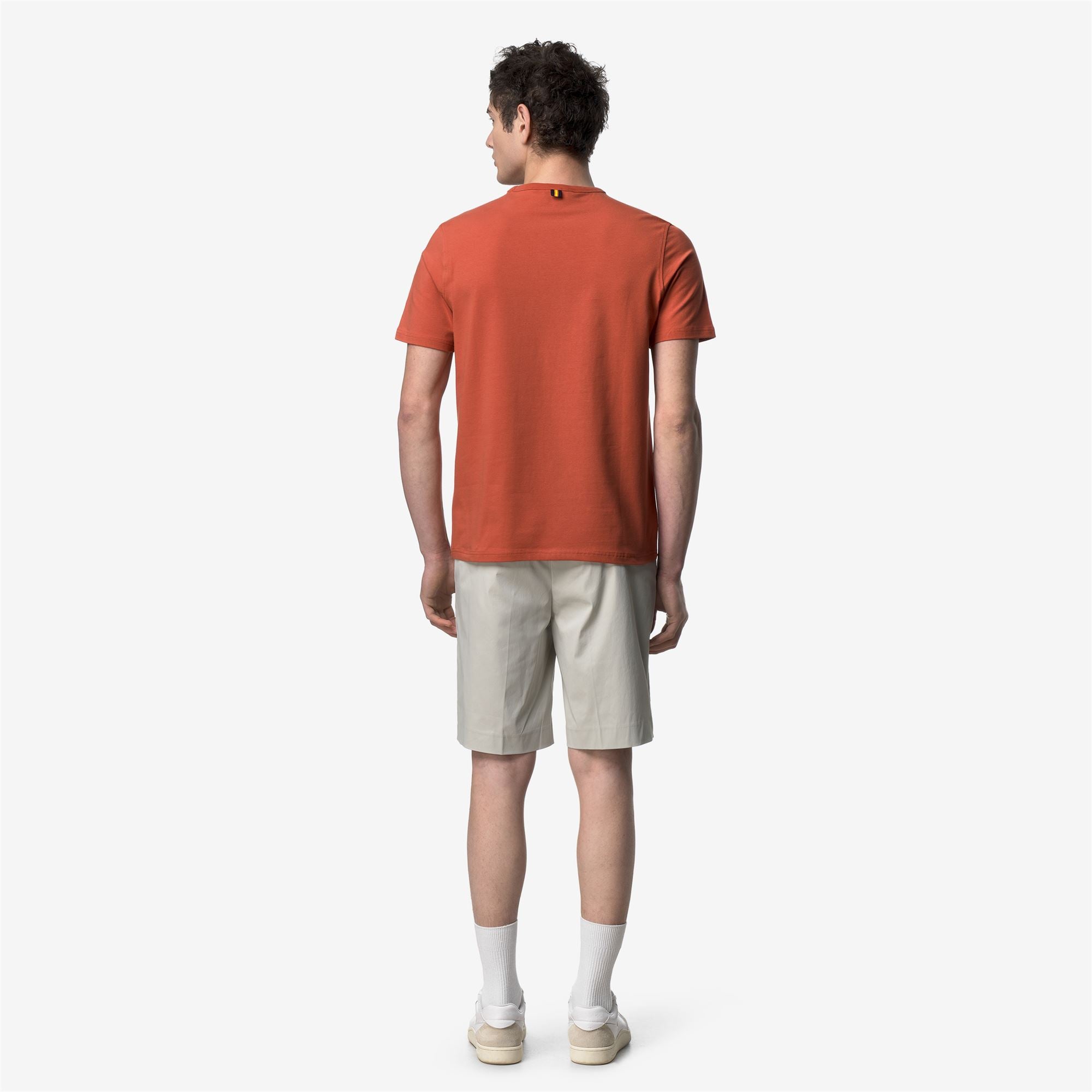 k-way-adame-light-stretch-jersey-t-shirt-homme-orange-brownish image 3