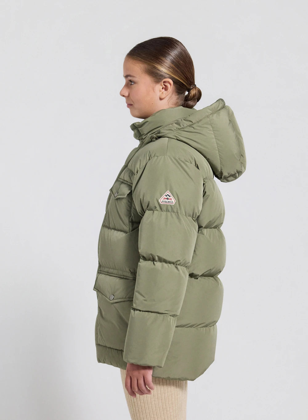 pyrenex-soal-doudoune-hiver-enfant-kaki-clair image 6