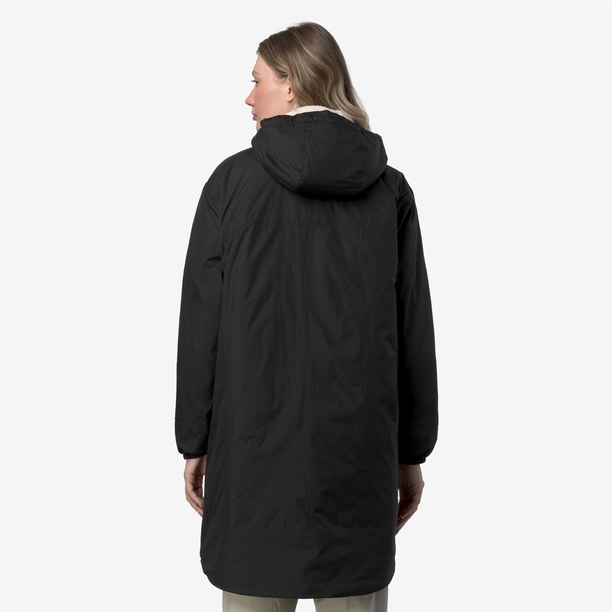 k-way-le-vrai-4-0-eiffel-east-orsetto-imperm-able-3-4-unisexe-black-pure image 2