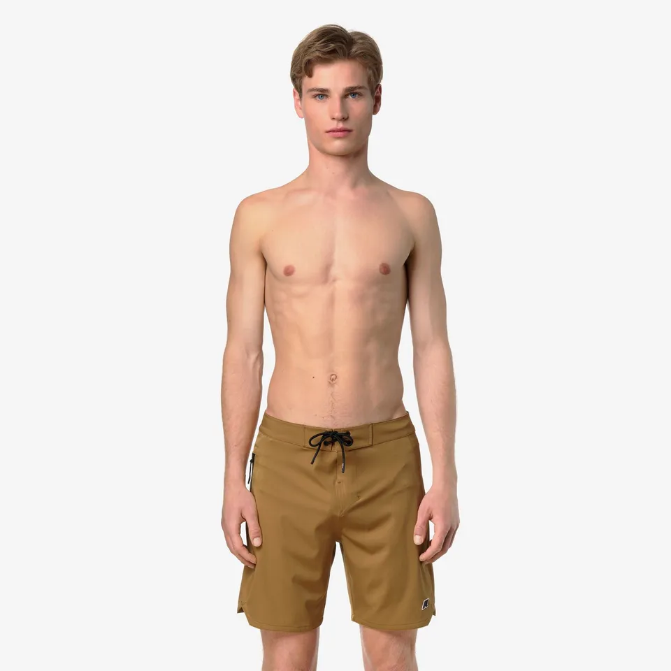 k-way-haxley-beach-lf-maillot-de-bain-homme-brown-bistre image 1