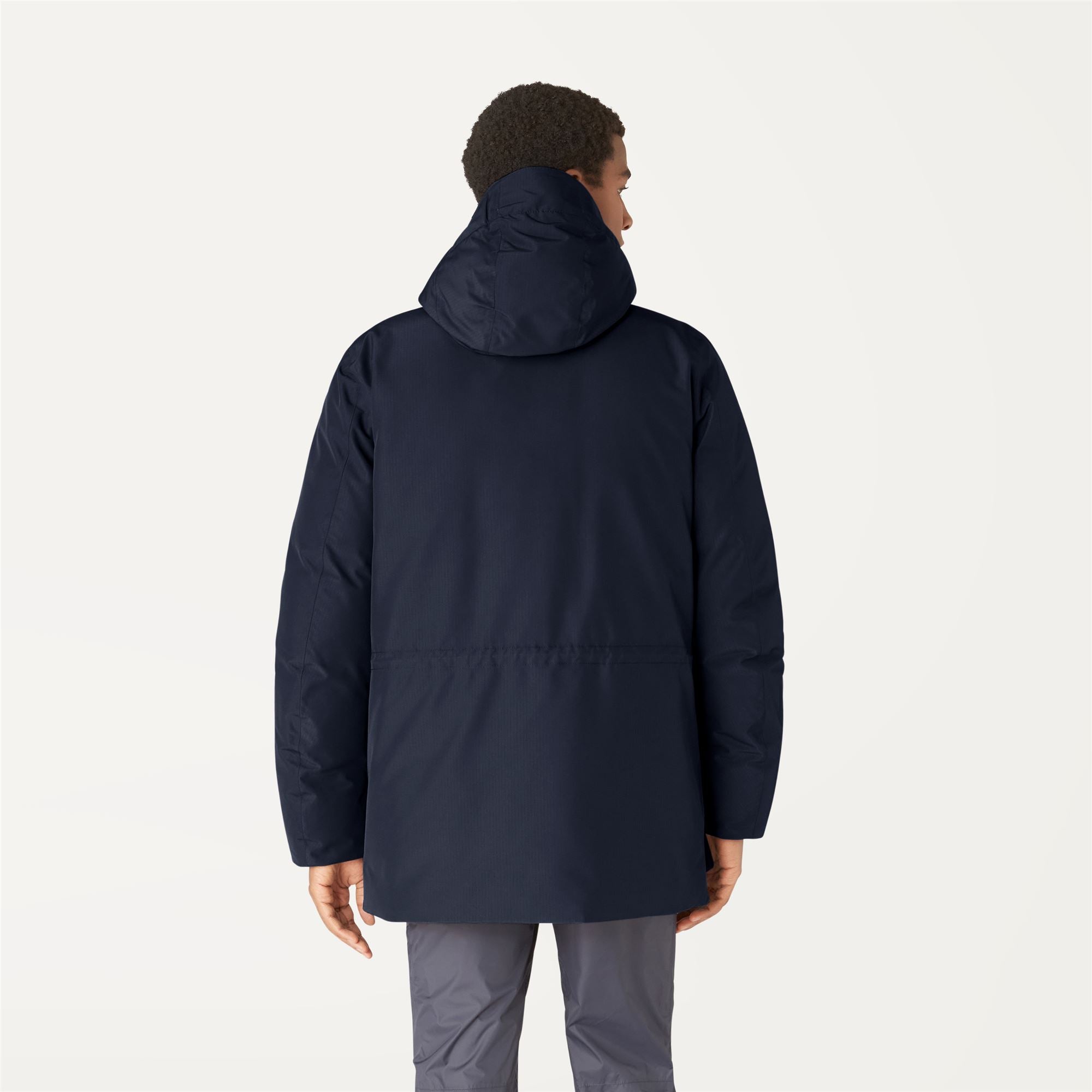 k-way-joshua-thermo-heavy-parka-mi-longue-homme-blue-depth image 3