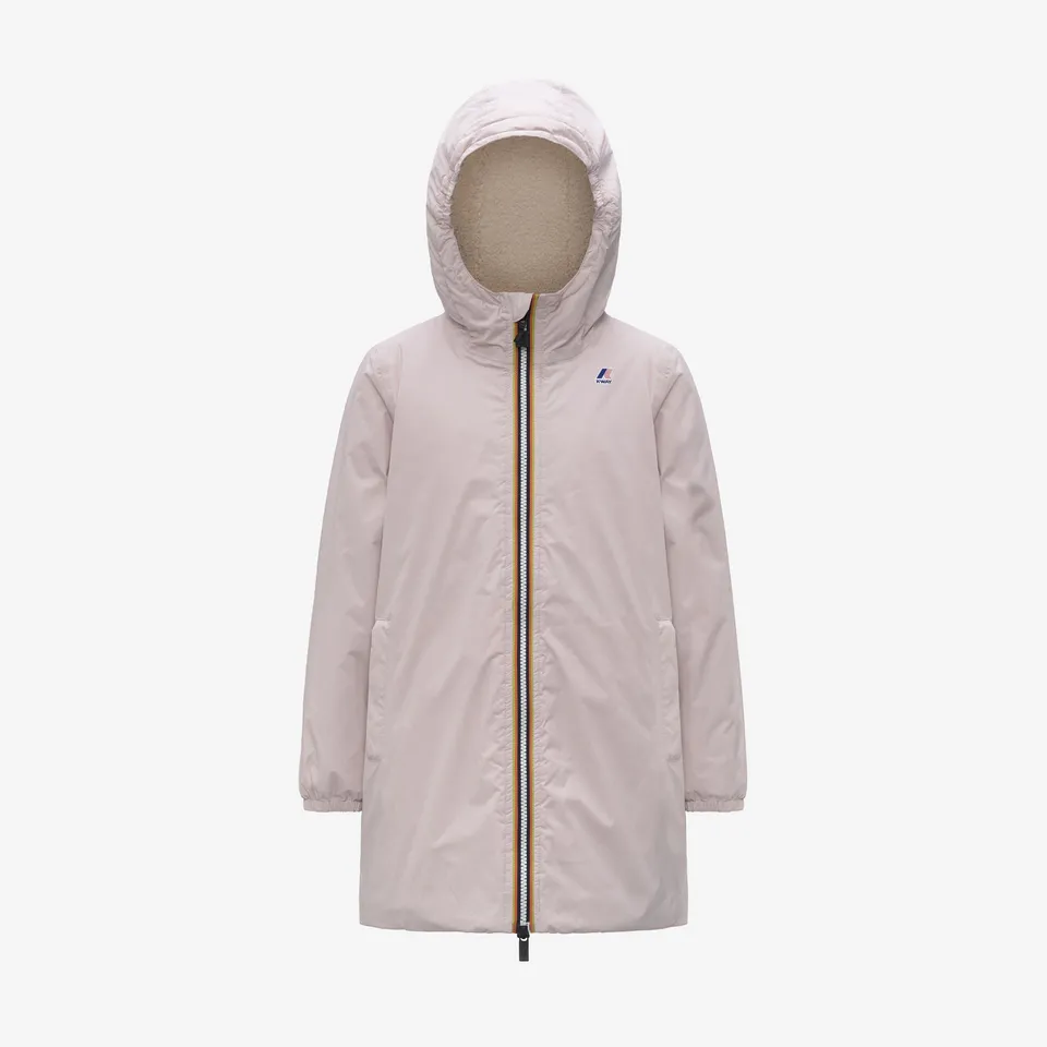 k-way-p-le-vrai-4-0-eiffel-orsetto-coupe-vent-enfant-rose-hushed image 1