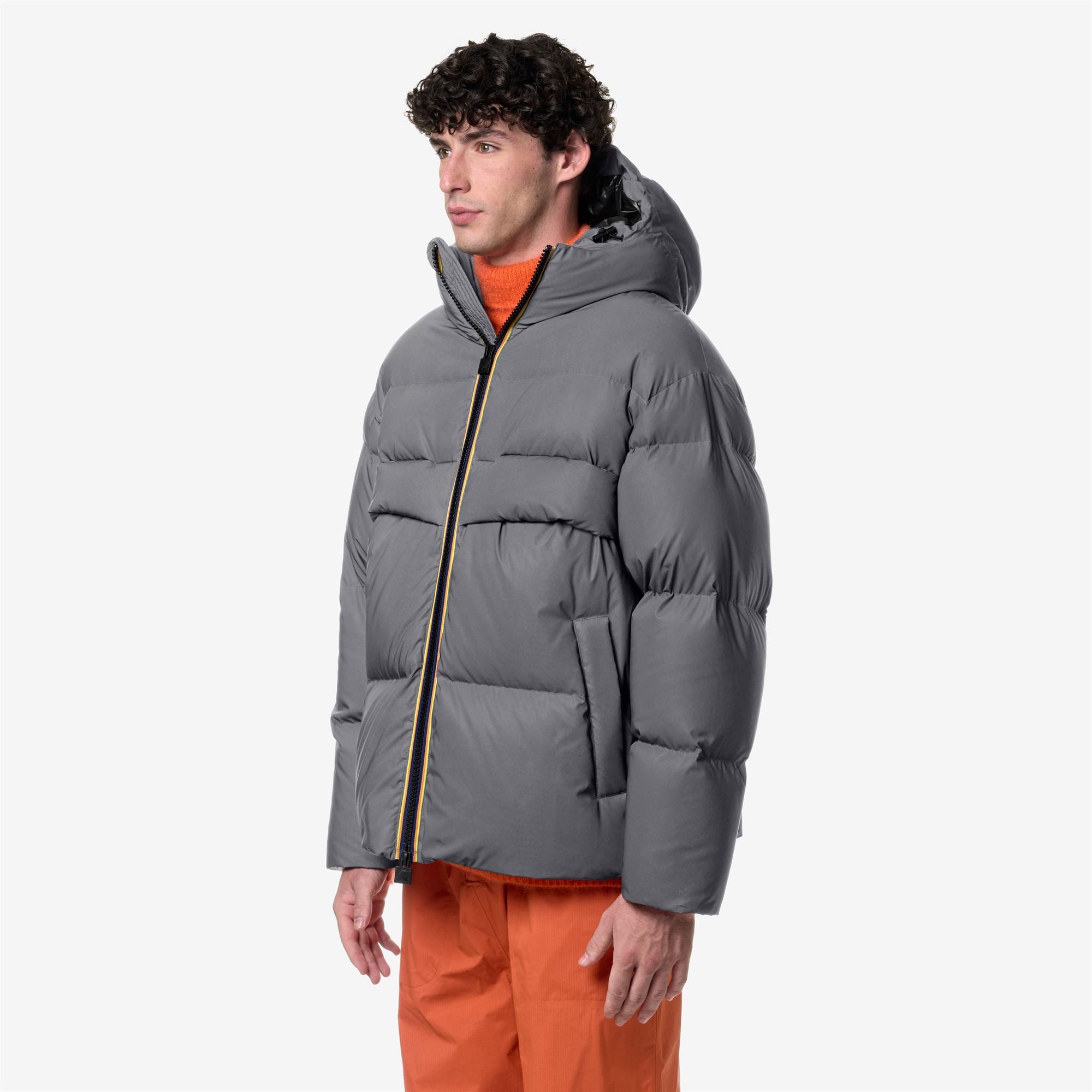 k-way-claudeny-reflective-thermo-heavy-veste-courte-unisexe-black-pirate-reflect image 2