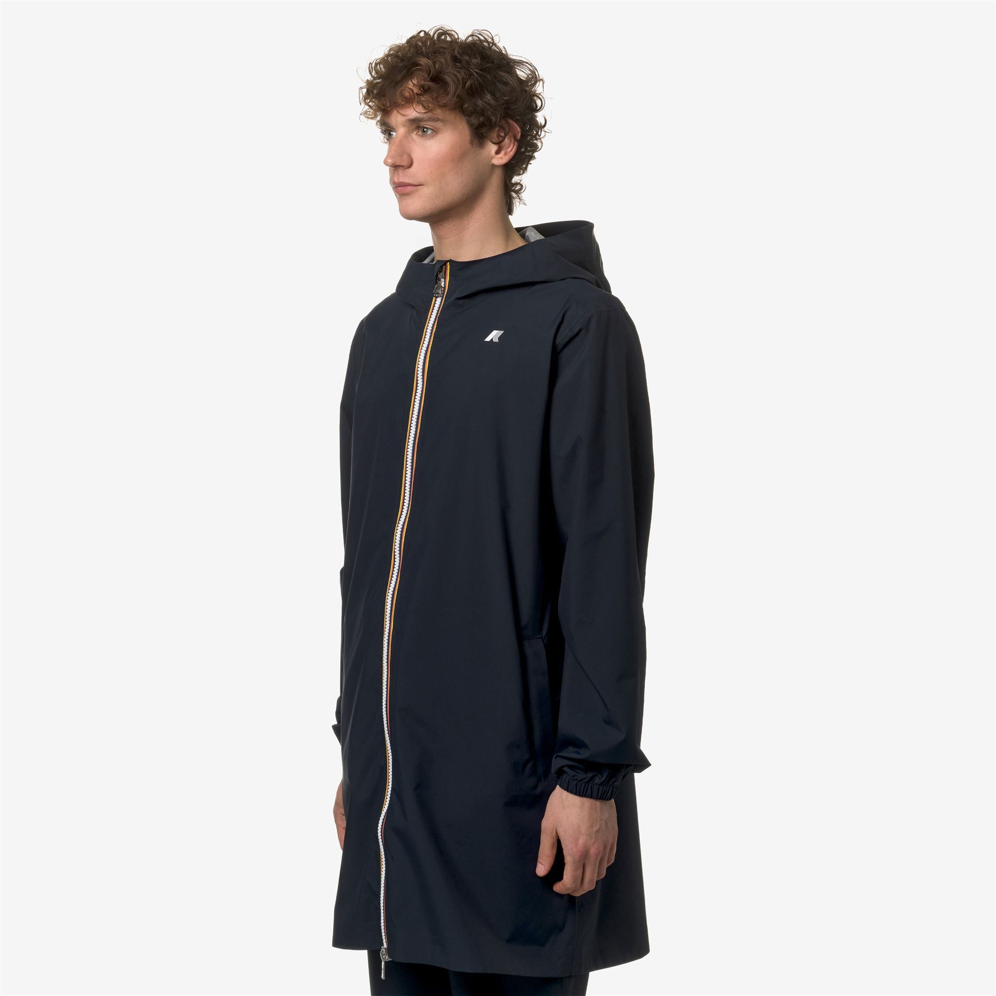 k-way-thomas-stretch-dot-veste-longue-3-4-homme-blue-depth image 2
