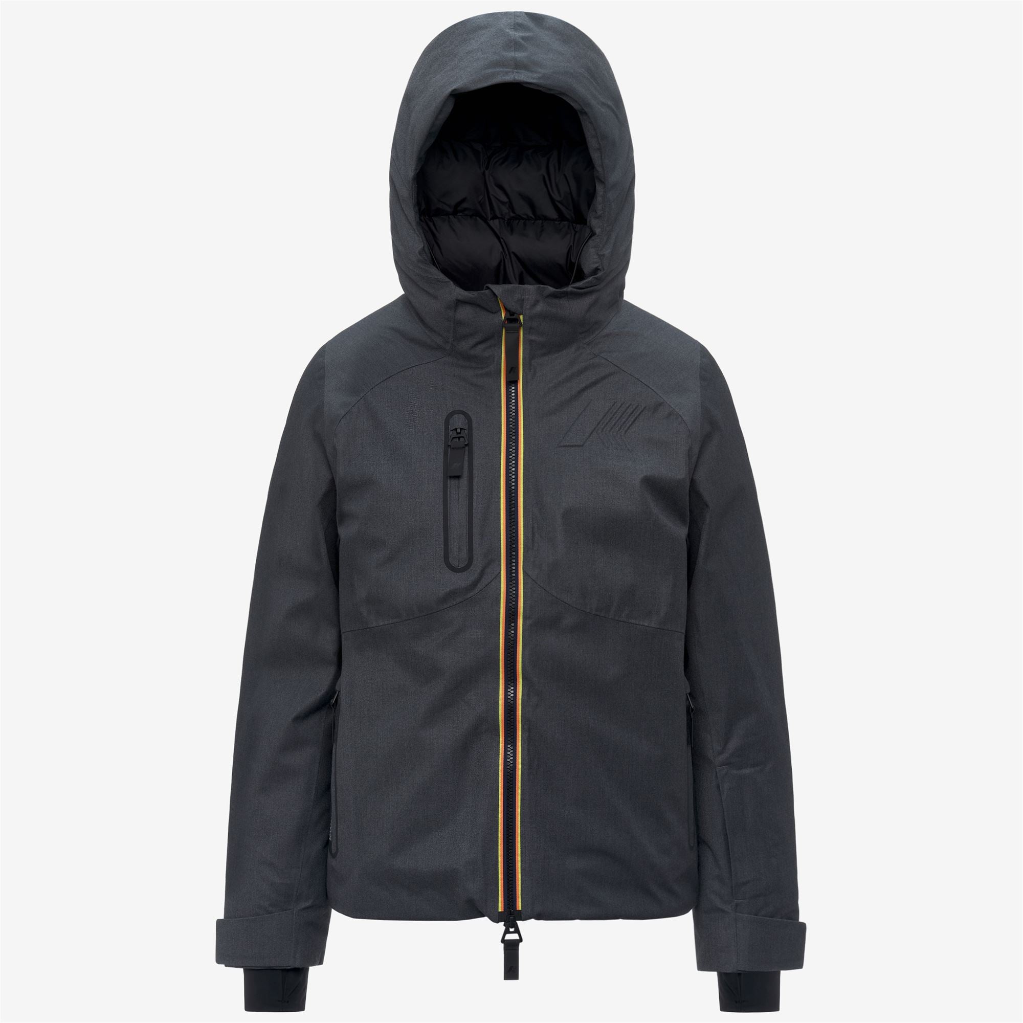 k-way-taillefer-2l-veste-de-ski-femme-grey-grisaille-primaloft image 5