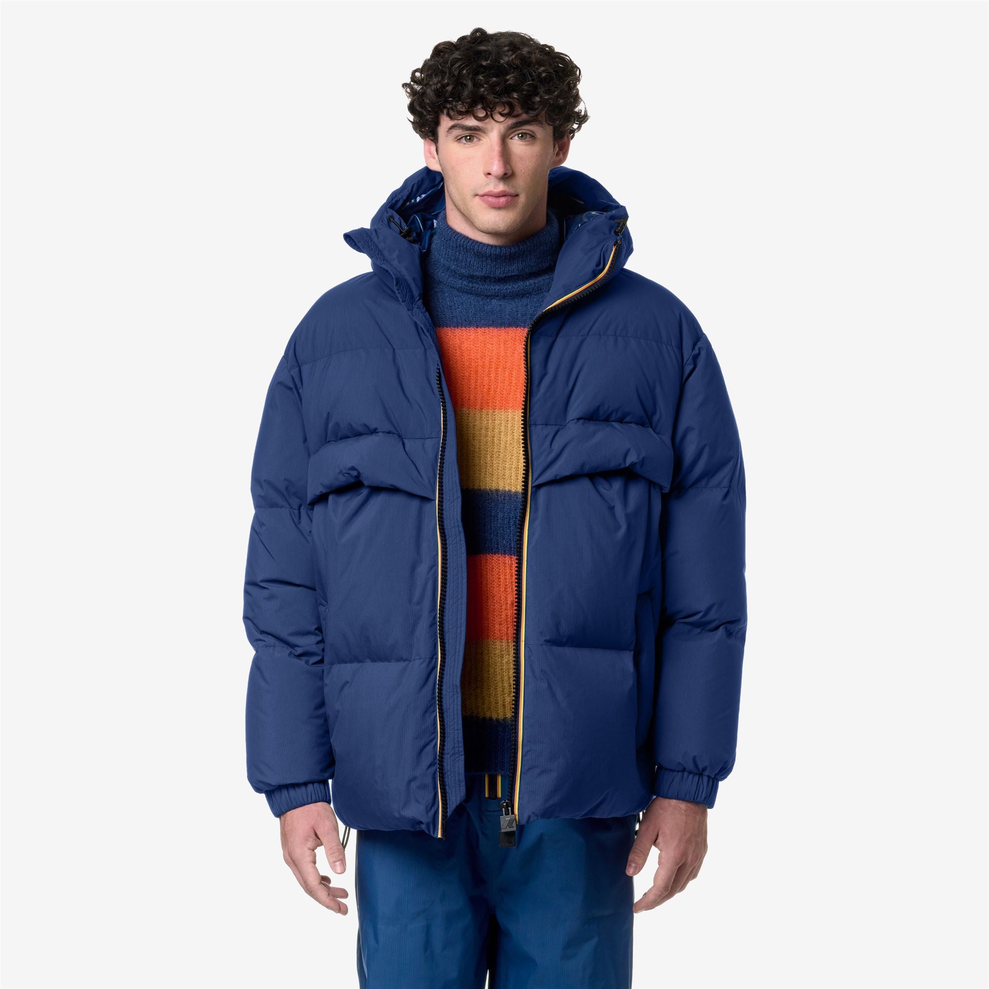 k-way-clauden-2-1-amiable-thermo-heavy-veste-mi-longue-unisexe-blue-md-cobalt image 1