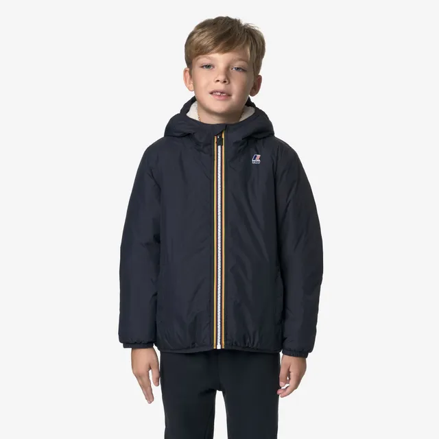 k-way-p-le-vrai-4-0-claude-orsetto-veste-mi-saison-enfant-blue-depth image 1