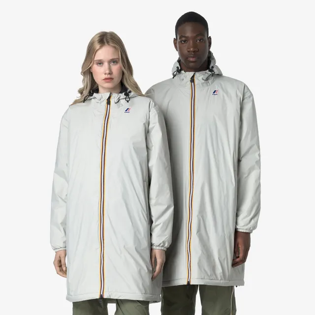 k-way-le-vrai-4-0-eiffel-east-warm-manteau-pluie-3-4-unisexe-beige-lt image 1