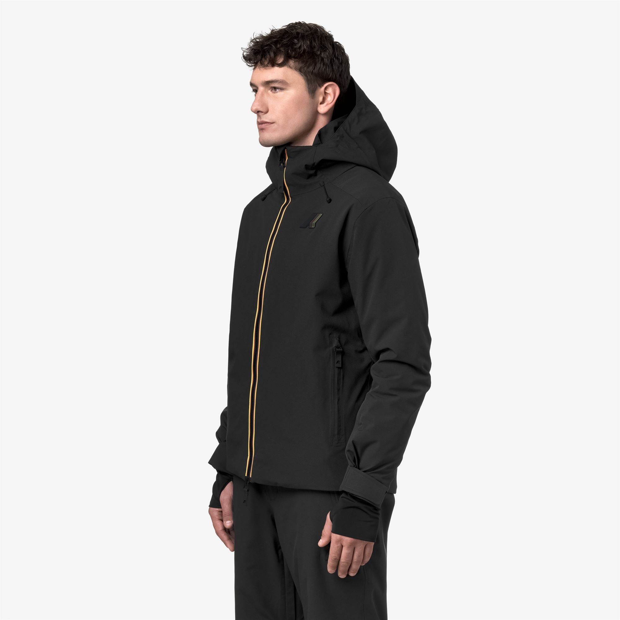 k-way-lesarcs-2l-twill-veste-de-ski-milieu-homme-black-pure image 2