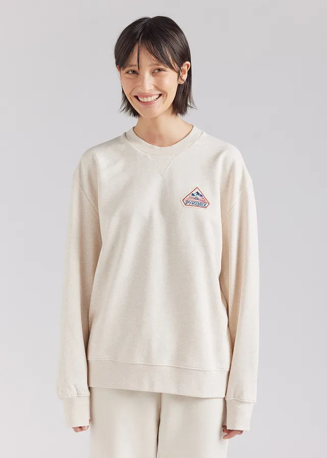 pyrenex-phase-sweat-col-rond-coton-bio-blanc image 1