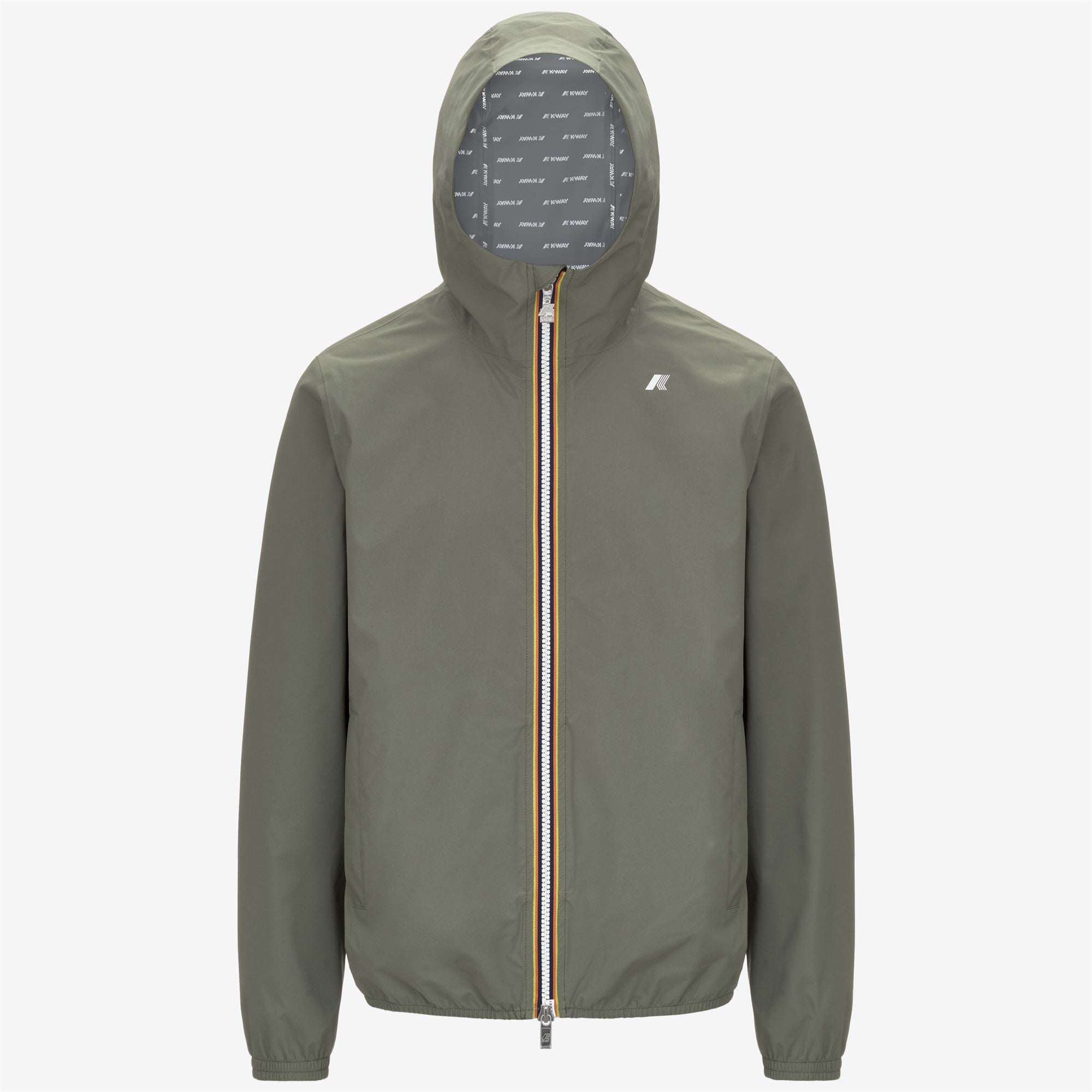 k-way-jack-stretch-dot-veste-court-homme-green-lichen image 5