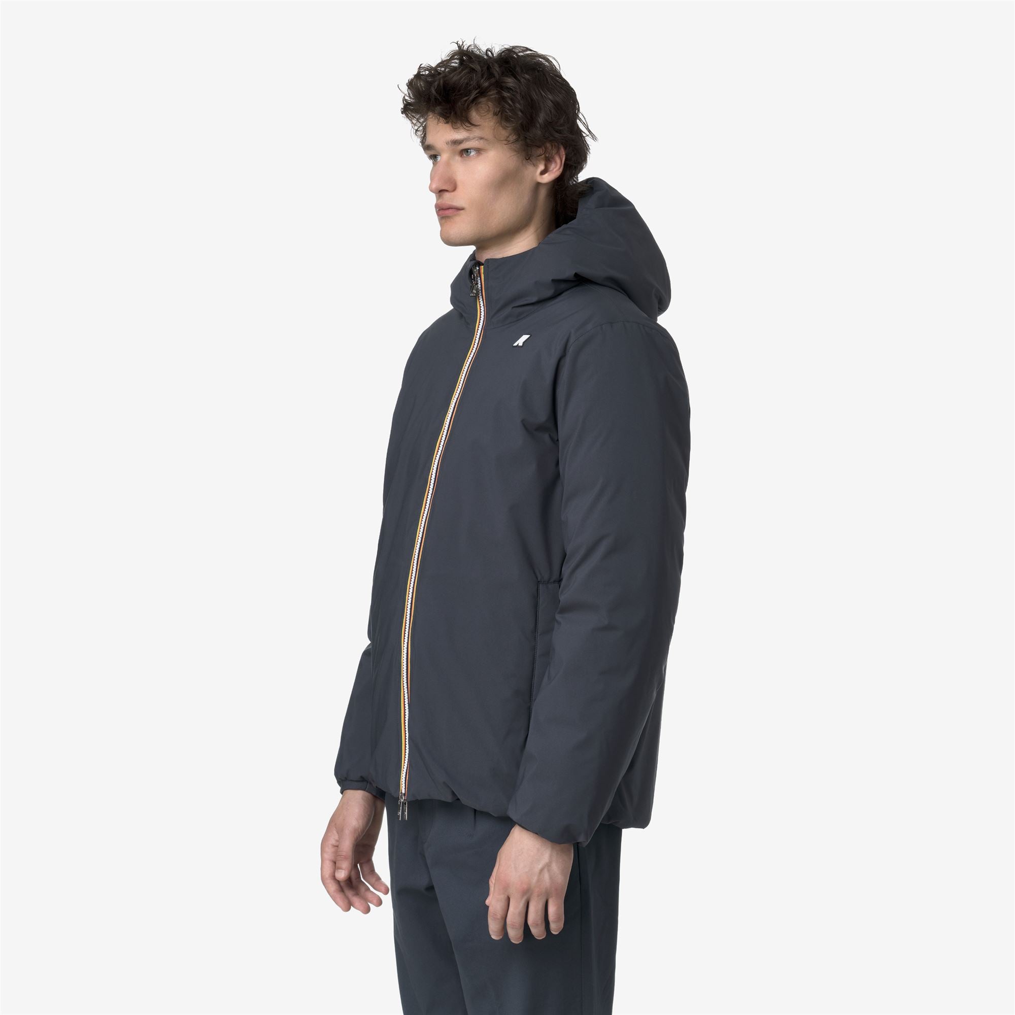 k-way-jack-st-thermo-double-veste-courte-homme-blue-airforce image 2