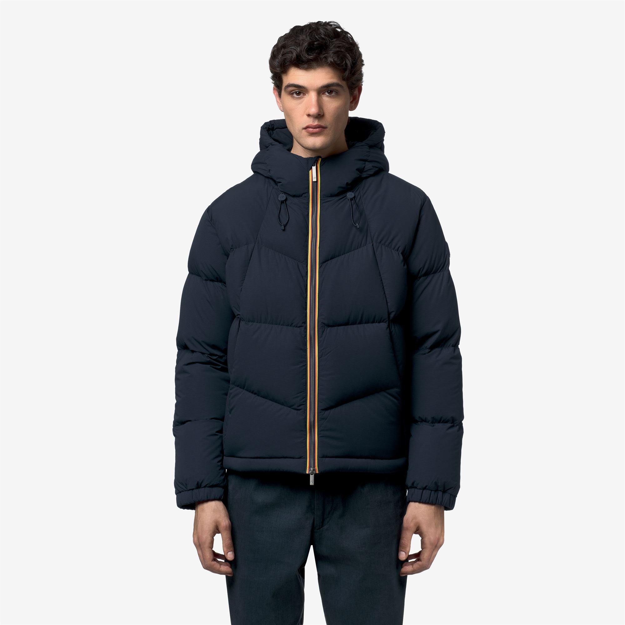 k-way-quill-fancy-nylon-doudoune-court-homme-blue-depth image 1