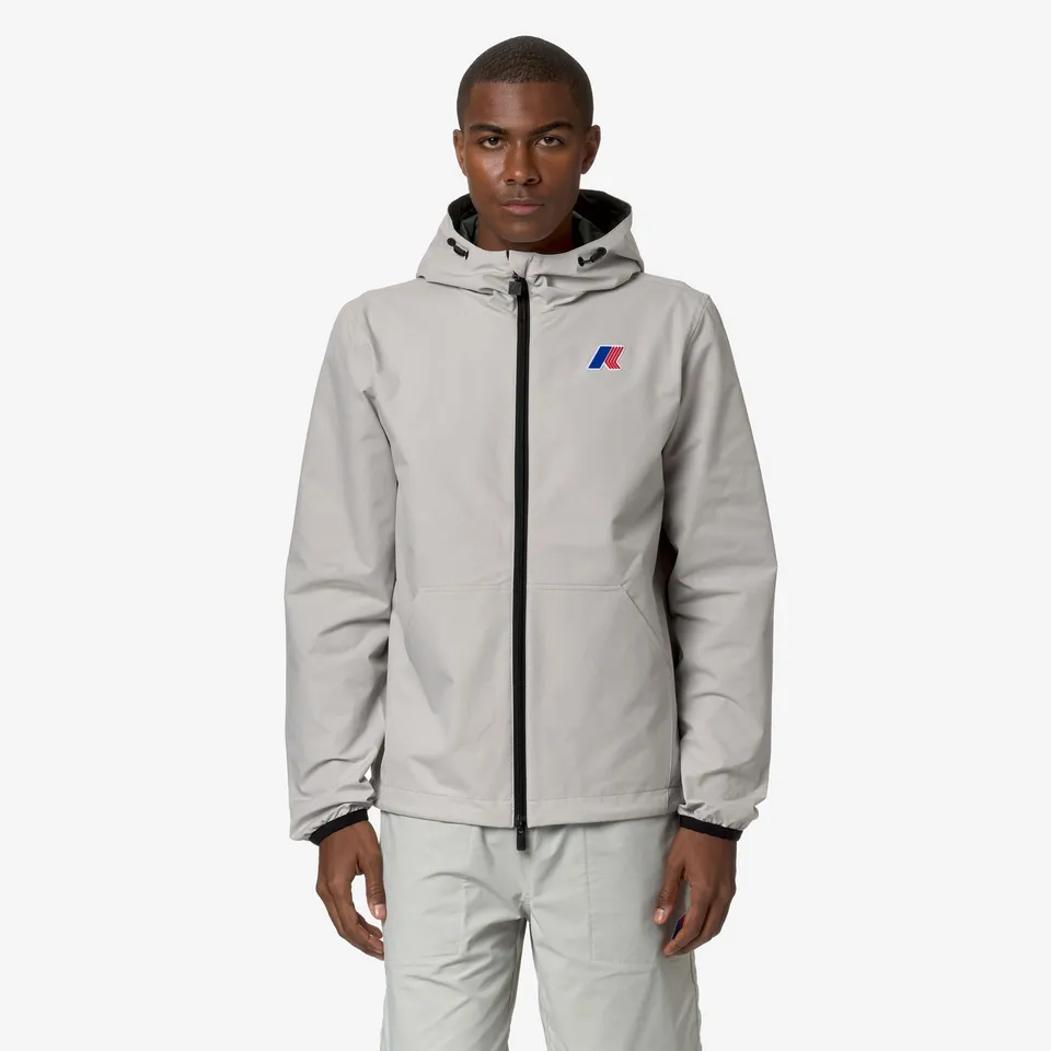 k-way-anthony-lf-veste-unisexe-beige-l-green-b image 1