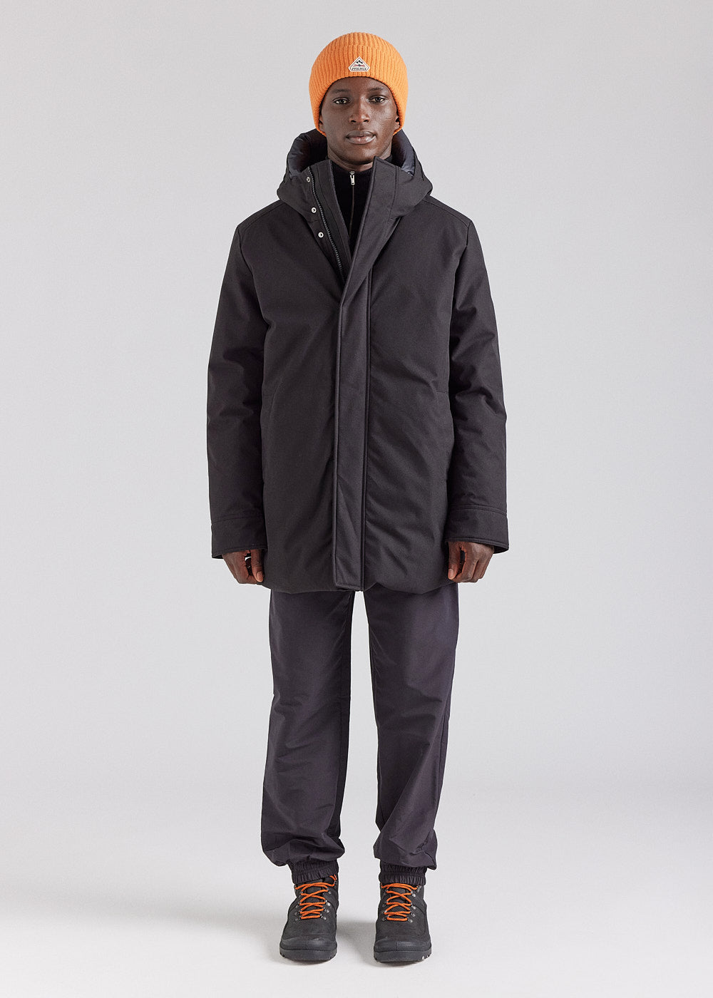 pyrenex-balme-manteau-parka-homme-noire image 2